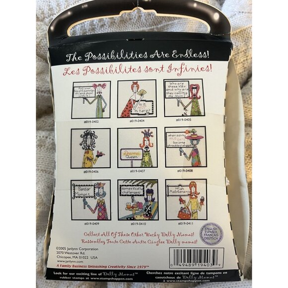 Janlynn Dolly Mamas IT'S‎ OFFICIAL I've Become My Mother Mom Cross Stitch Kit - Picture 2 of 3